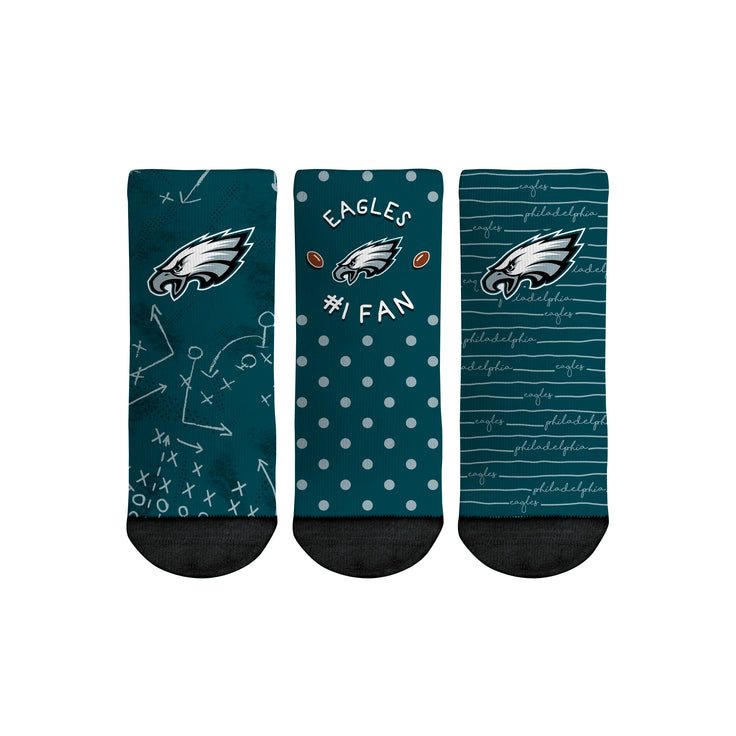 Philadelphia Eagles - Number 1 Fan 3-Pack (Toddler) - {{variant_title}}