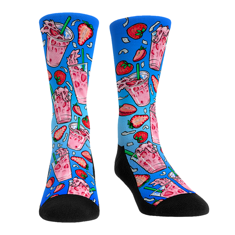Pink Drinks Socks - Rock 'Em Socks - Food and Drink Socks