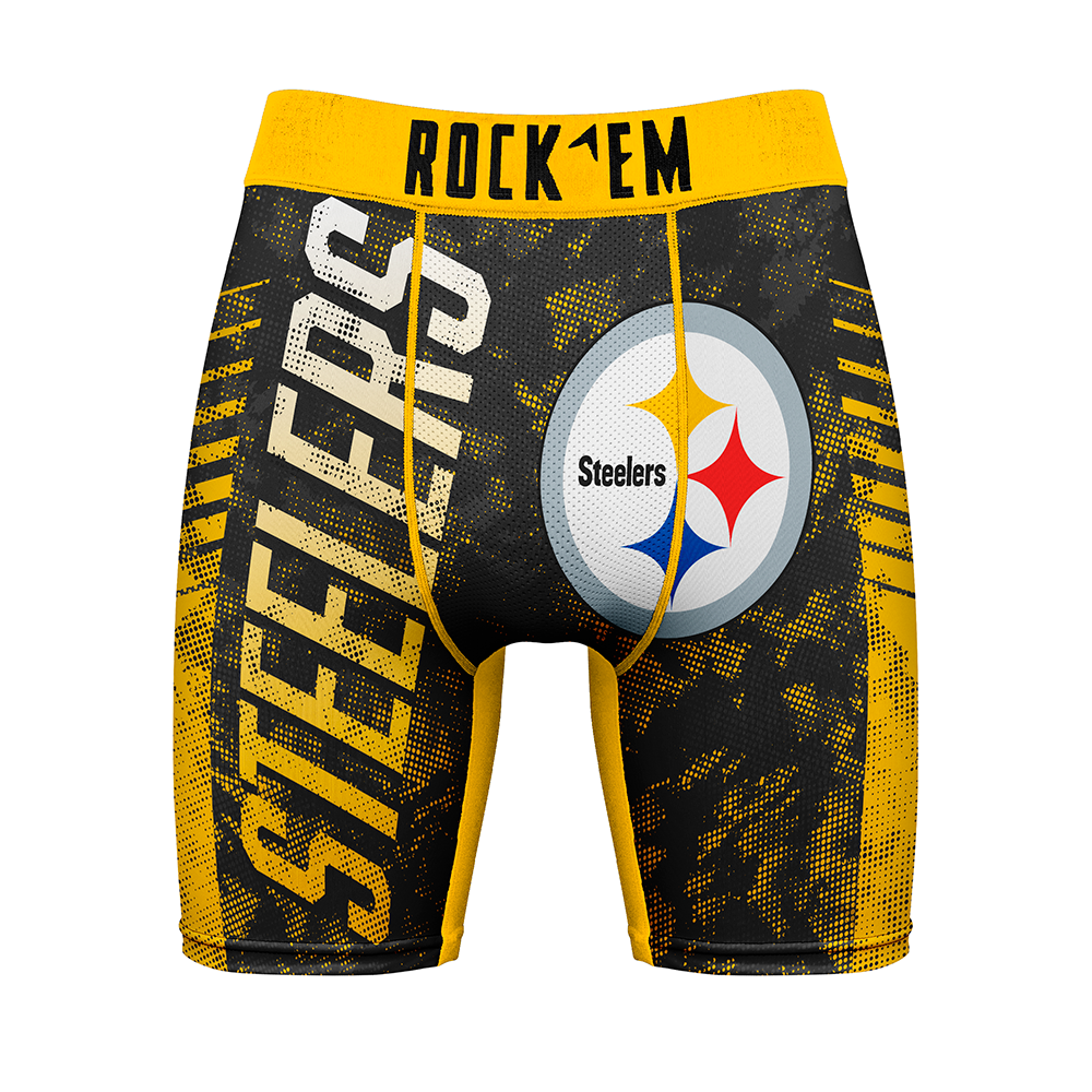 Boxer Briefs - Pittsburgh Steelers - Bold Wordmark - {{variant_title}}