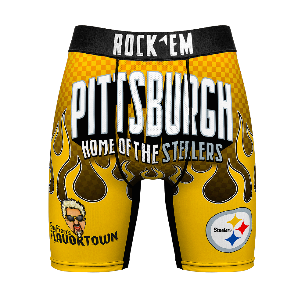 Boxer Briefs - Pittsburgh Steelers - Guy Fieri Flavor Flames - {{variant_title}}