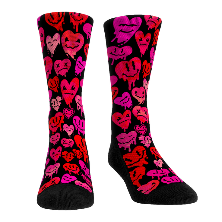 Trippy Hearts (Black) - {{variant_title}}
