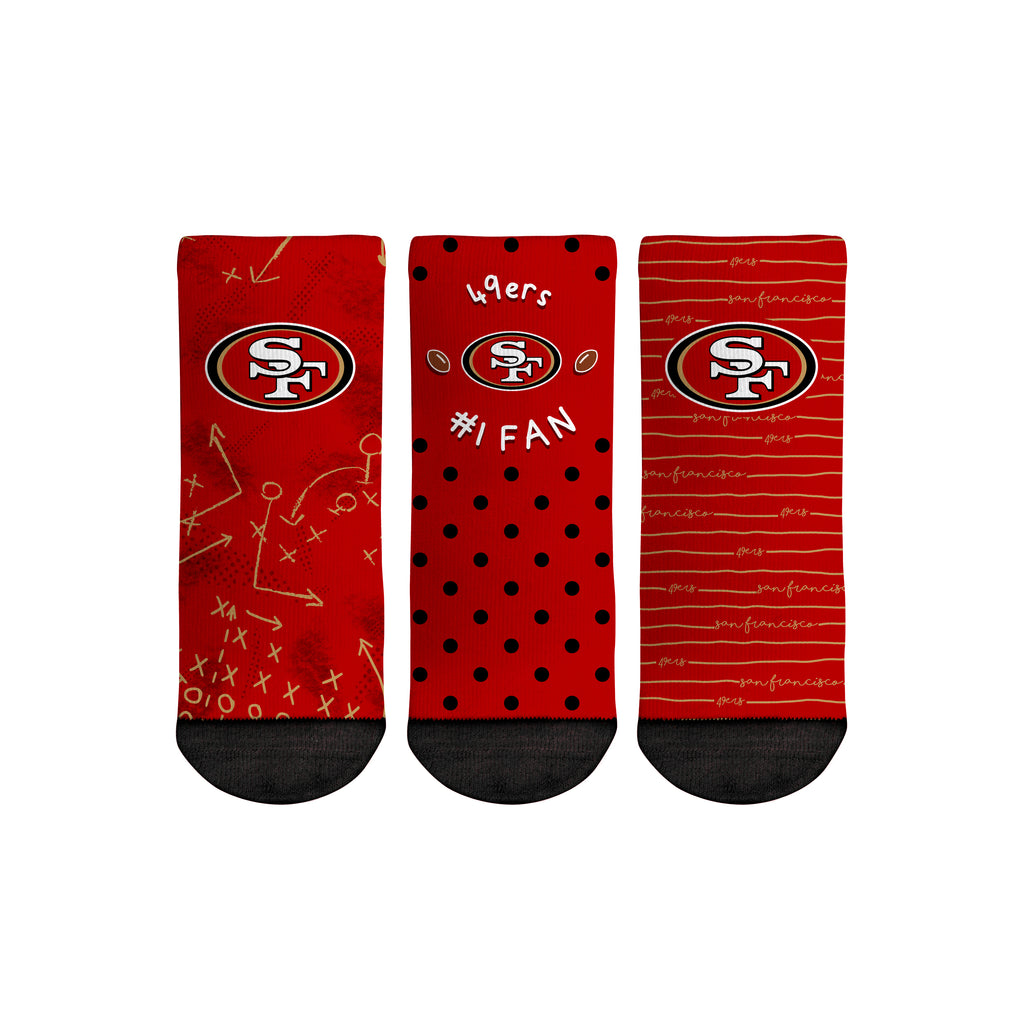 San Francisco 49ers - Number 1 Fan 3-Pack (Toddler) - {{variant_title}}