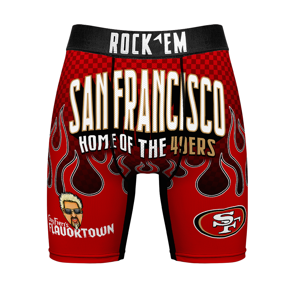 Boxer Briefs - San Francisco 49ers - Guy Fieri Flavor Flames - {{variant_title}}