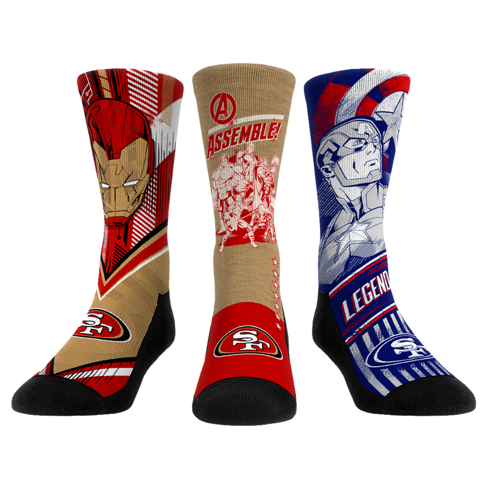 San Francisco 49ers - Marvel - 3-Pack - {{variant_title}}