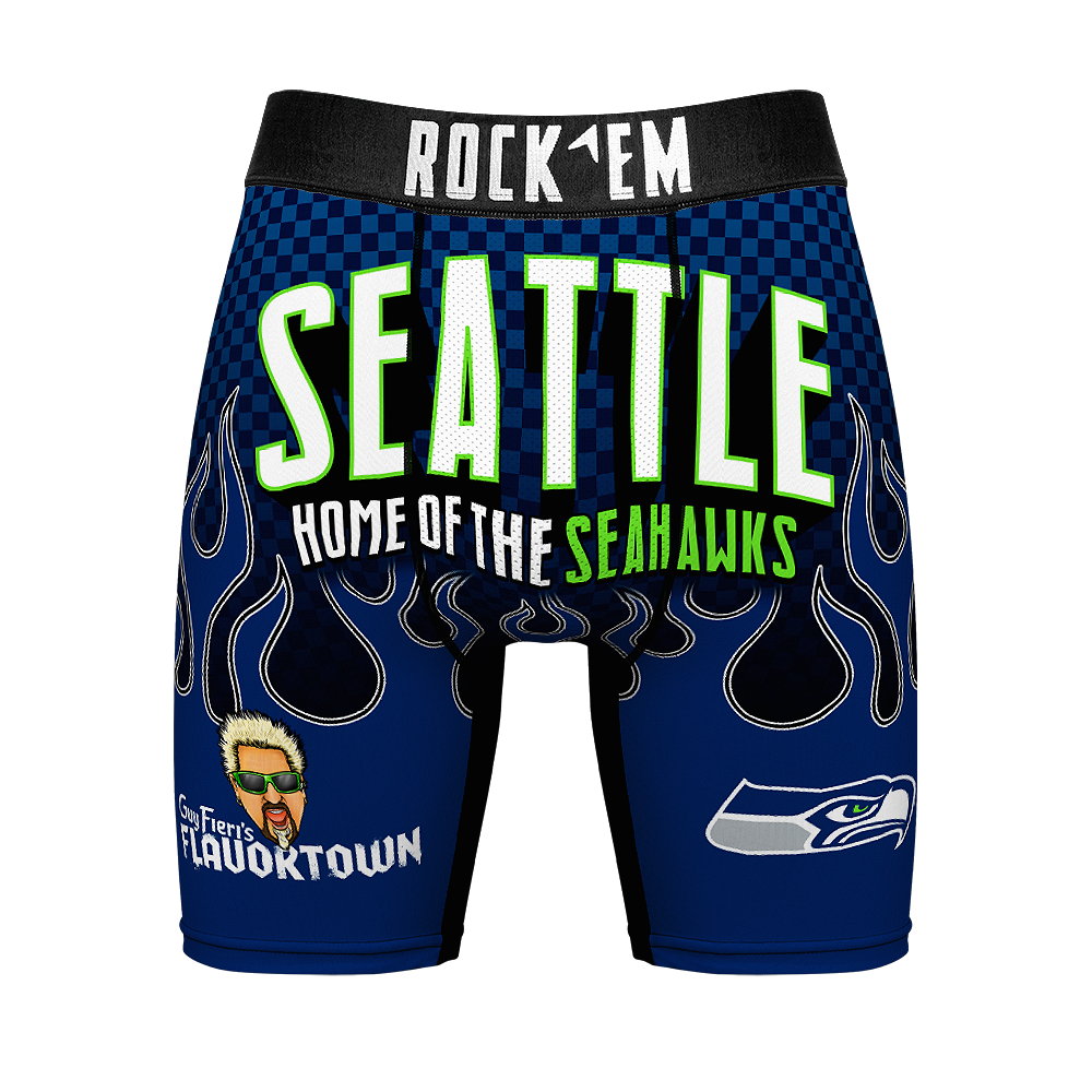 Boxer Briefs - Seattle Seahawks - Guy Fieri Flavor Flames - {{variant_title}}