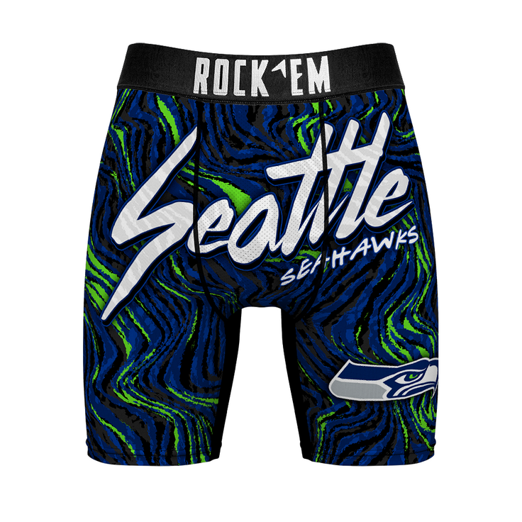 Seattle Seahawks - Neon Wave