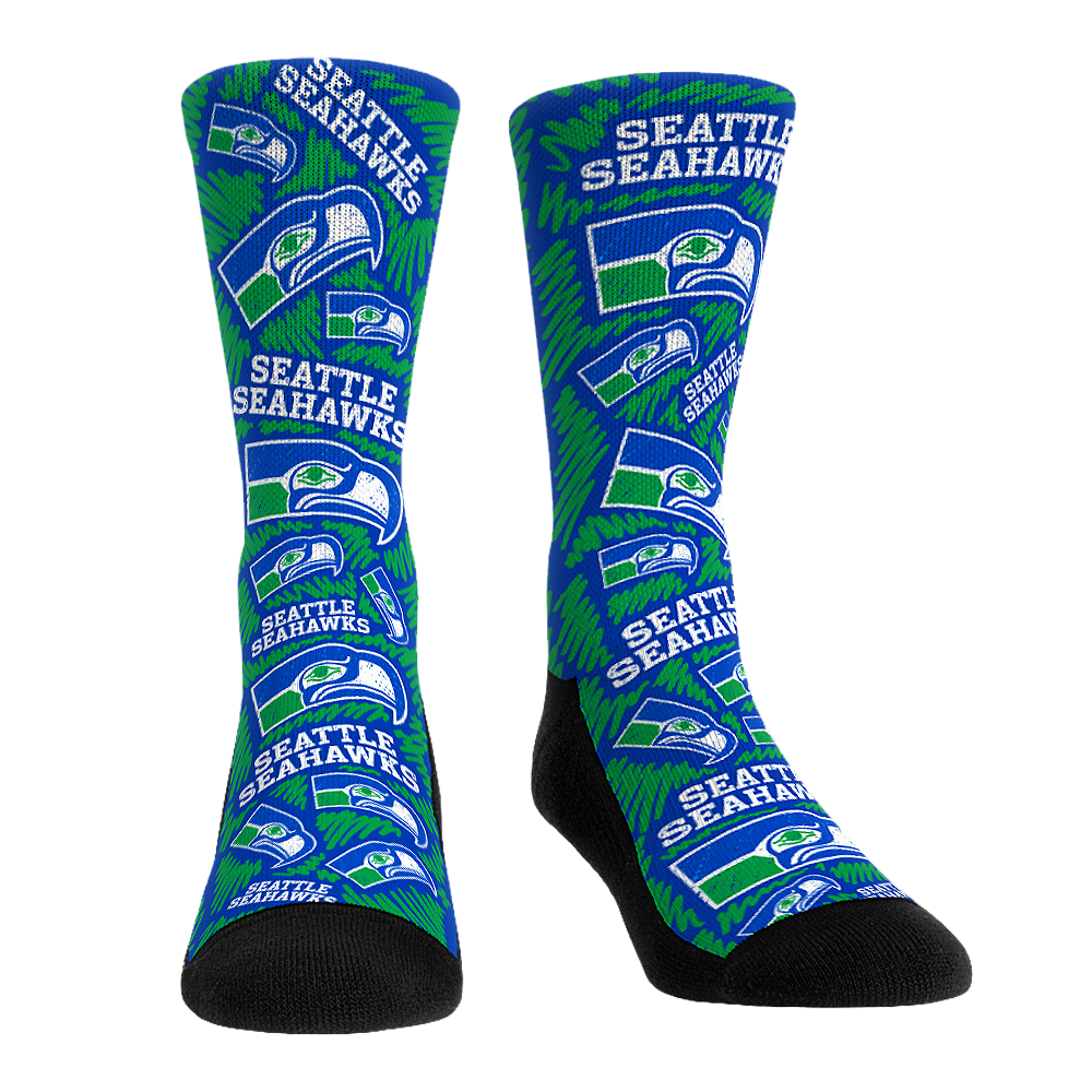 Seattle Seahawks - Throwback Logo Sketch - {{variant_title}}