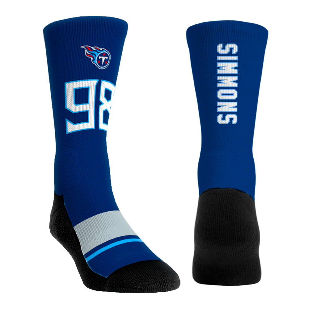 Jeffrey Simmons - Tennessee Titans  - Jersey (Navy) - {{variant_title}}