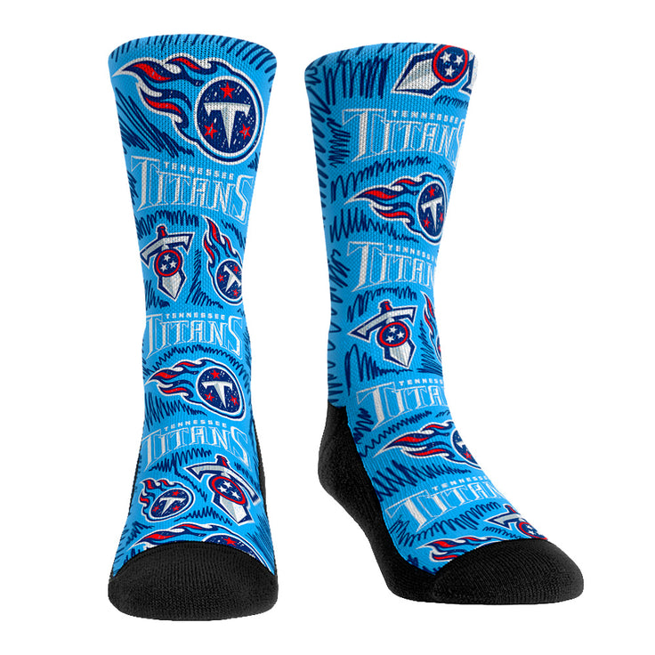 Tennessee Titans - Logo Sketch (Light Blue)