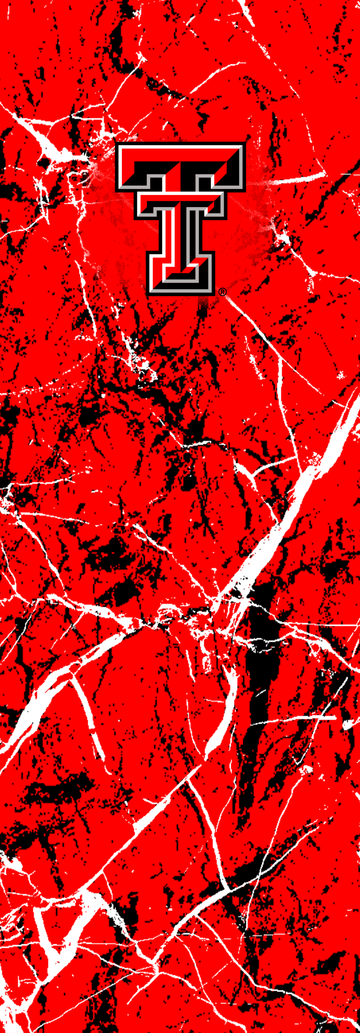 Texas Tech Red Raiders - Cracked Marble