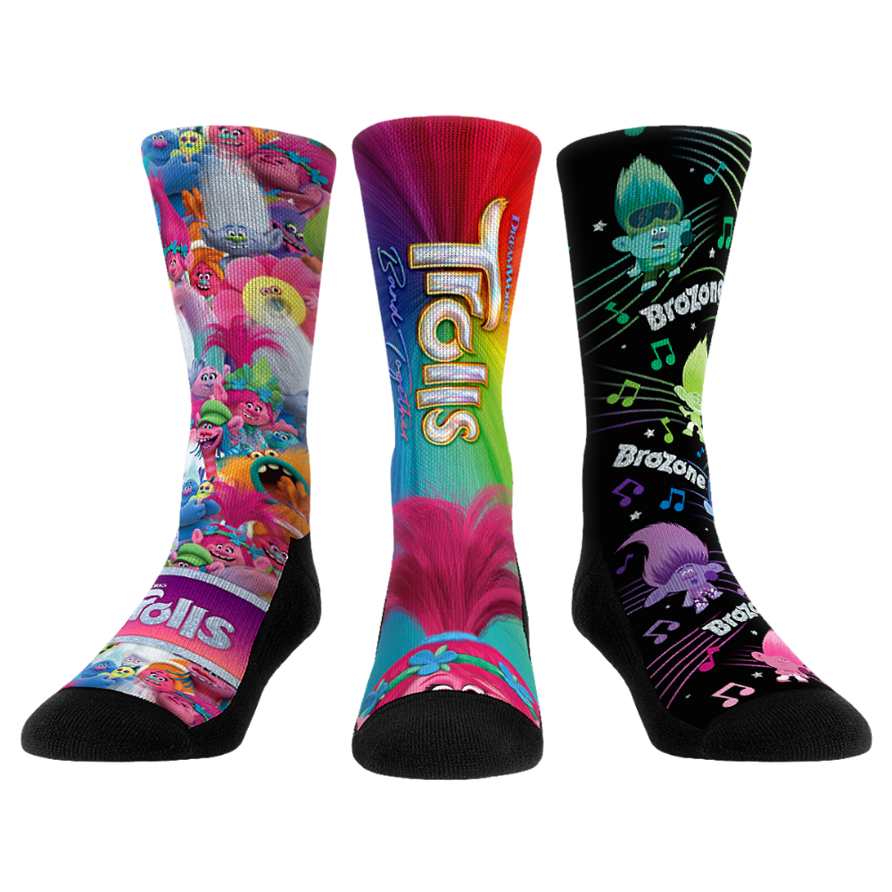 Trolls Socks - 3-Pack - Rock 'Em Socks