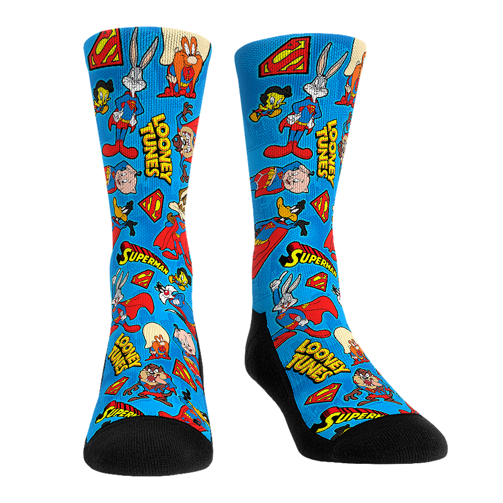 WB100 - Superman x Looney Tunes All-Over - {{variant_title}}