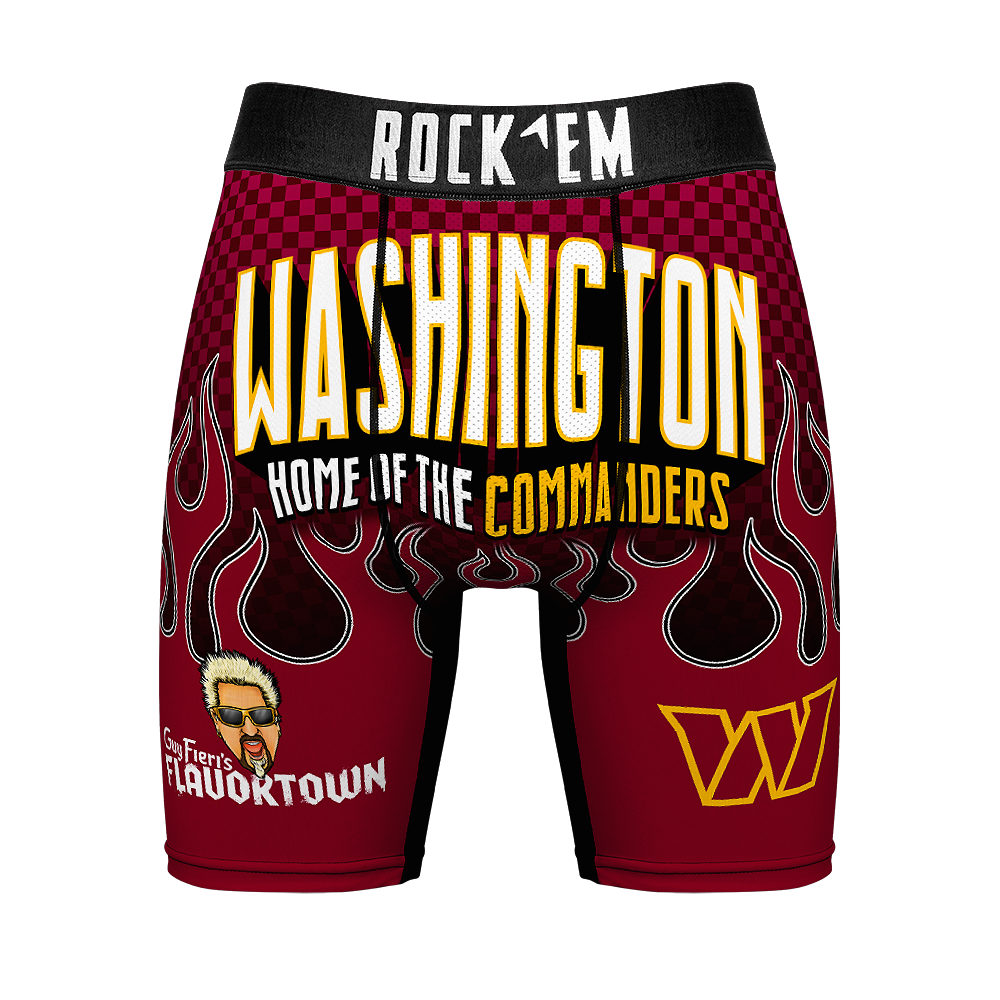 Boxer Briefs - Washington Commanders - Guy Fieri Flavor Flames - {{variant_title}}