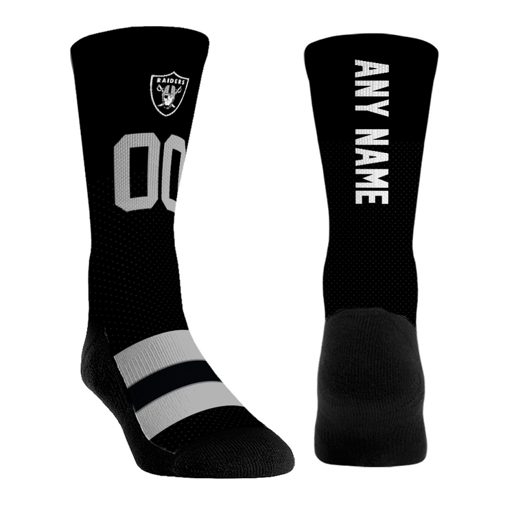 Las Vegas Raiders - Custom Authentic Jersey (Black) — 00 / ANY NAME
