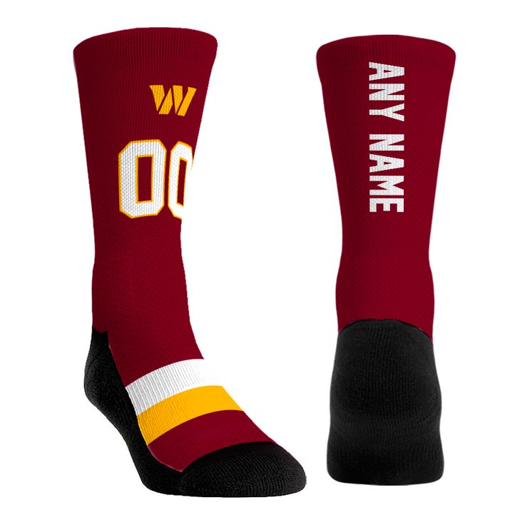 Washington Commanders - Custom Authentic Jersey (Burgundy) — 00 / ANY NAME