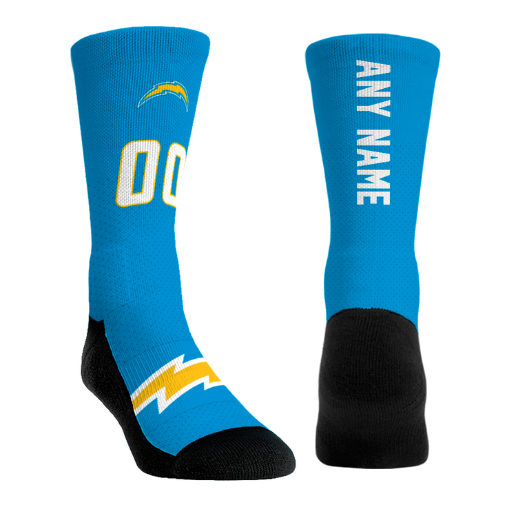 Los Angeles Chargers - Custom Authentic Jersey (Powder Blue) — 00 / ANY NAME