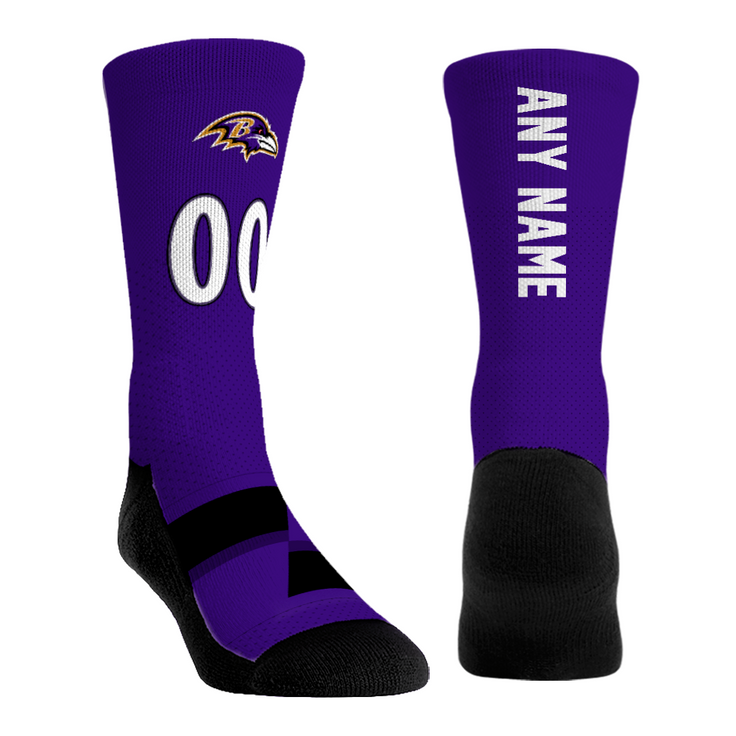 Baltimore Ravens - Custom Authentic Jersey (Purple) — 00 / ANY NAME