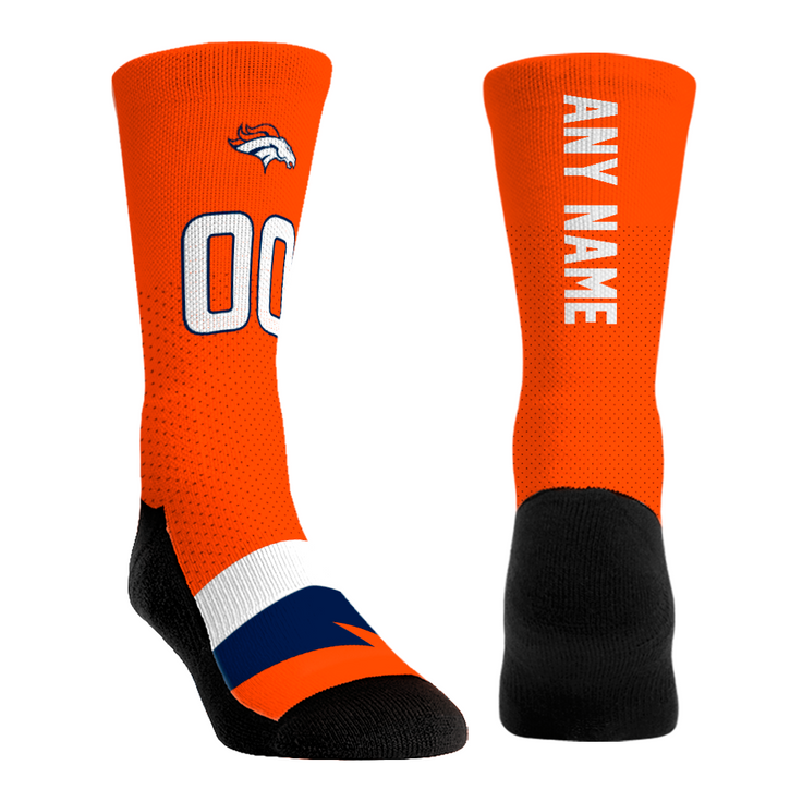 Denver Broncos - Custom Authentic Jersey (Orange) — 00 / ANY NAME