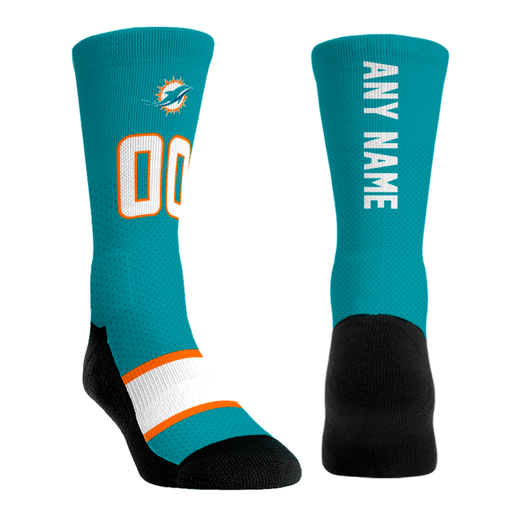 Miami Dolphins - Custom Authentic Jersey (Aqua) — 00 / ANY NAME