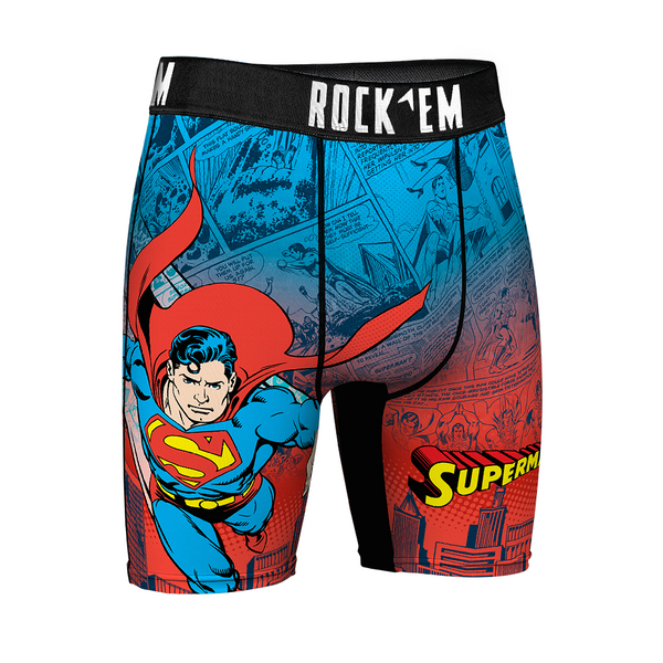 Boxer Briefs - Vintage Superman - Hero Pose - {{variant_title}}