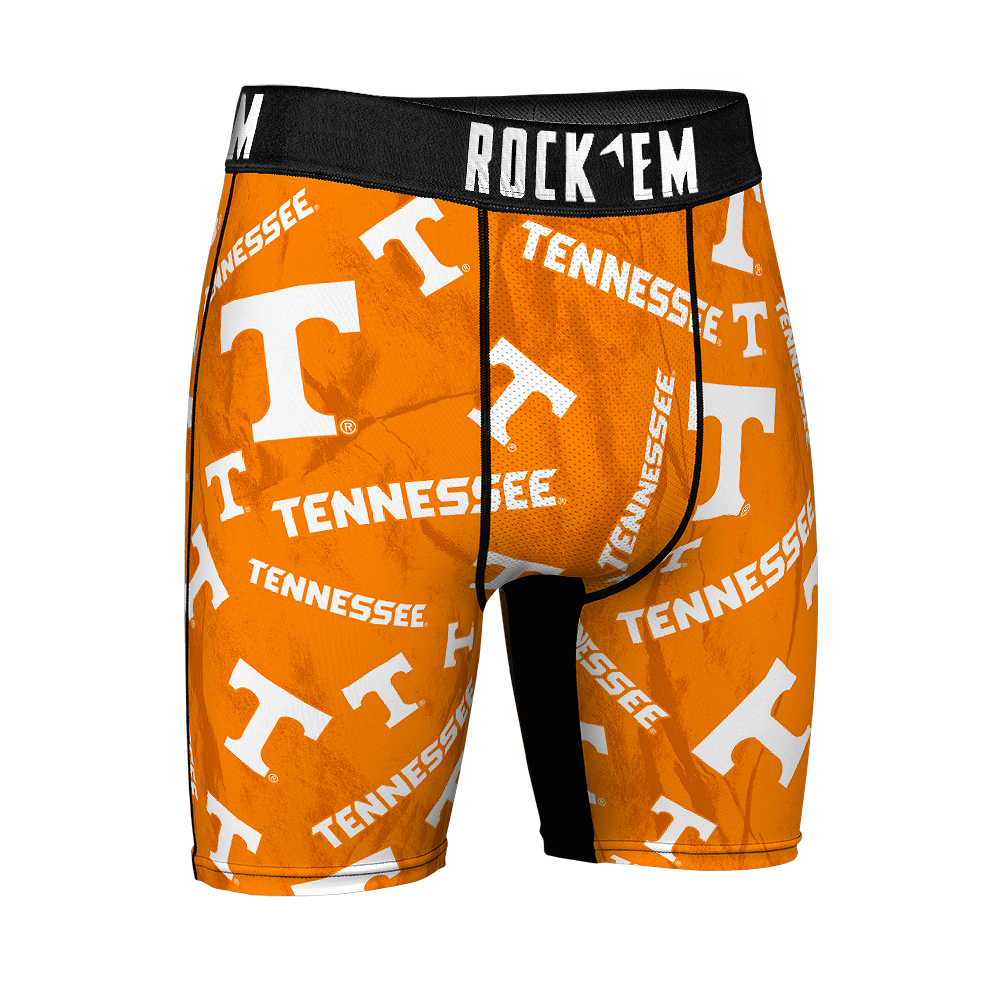 Tennessee Volunteers - Boxer Briefs - Logo All-Over - Rock 'Em Socks