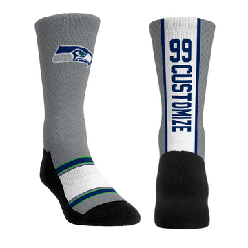Seattle Seahawks - Custom Jersey (Gray)