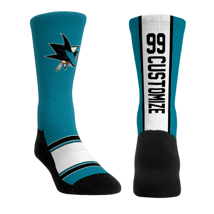 San Jose Sharks - Custom Jersey (Teal) – 99 CUSTOMIZE