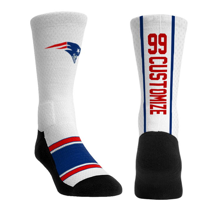 New England Patriots - Custom Jersey (White) – 99 CUSTOMIZE