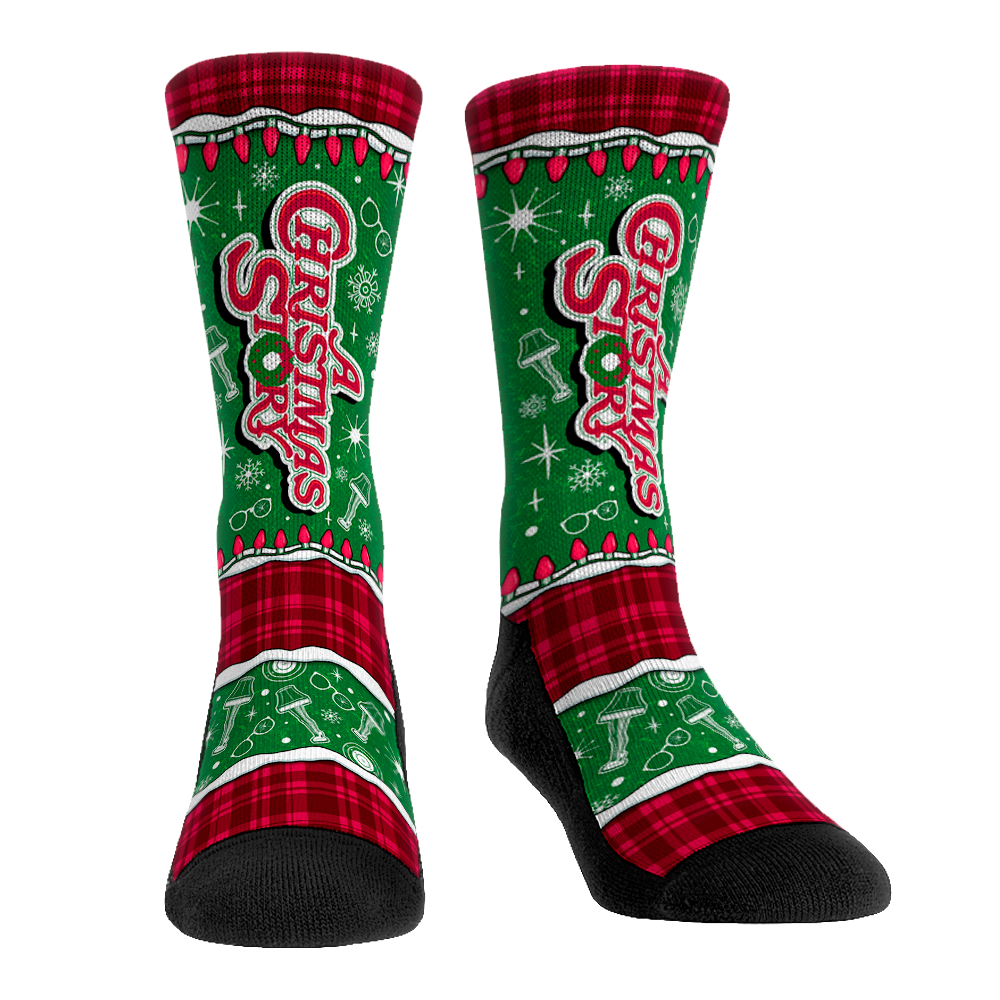 A Christmas Story Socks - Title Sequence Socks - Rock 'Em Socks