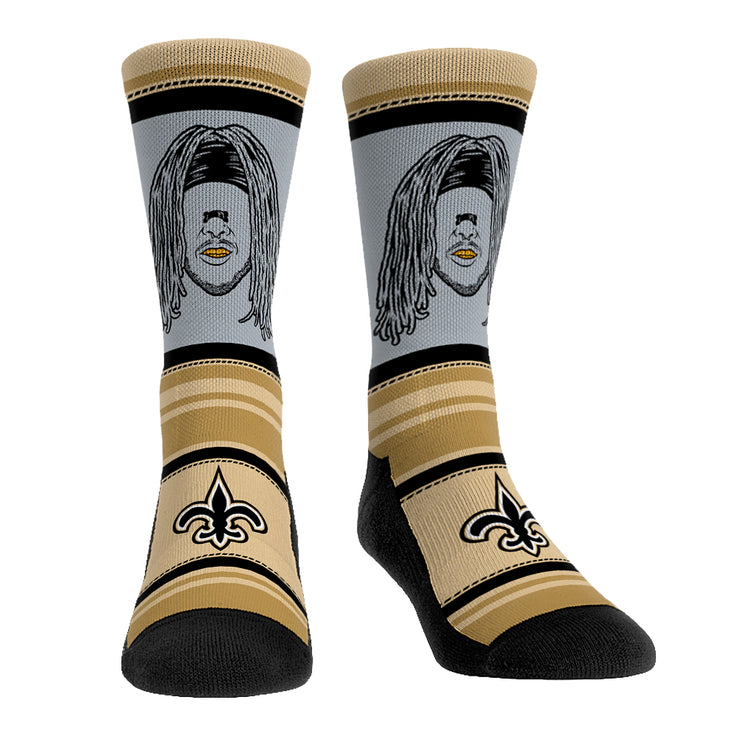 Alvin Kamara - New Orleans Saints  - Superstar Stripes - {{variant_title}}