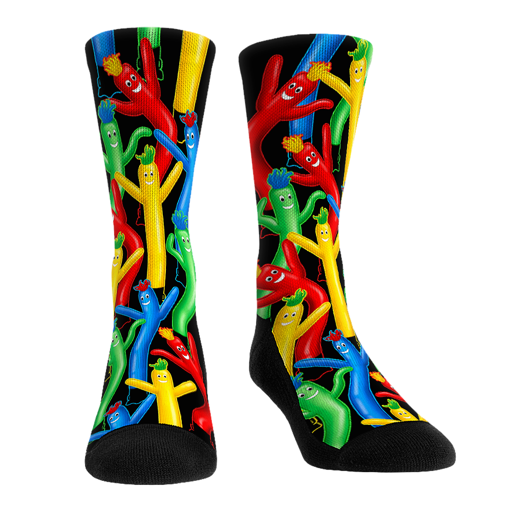 Wacky Inflatable Tube Man All-Over Socks - Certified Pre-Owned