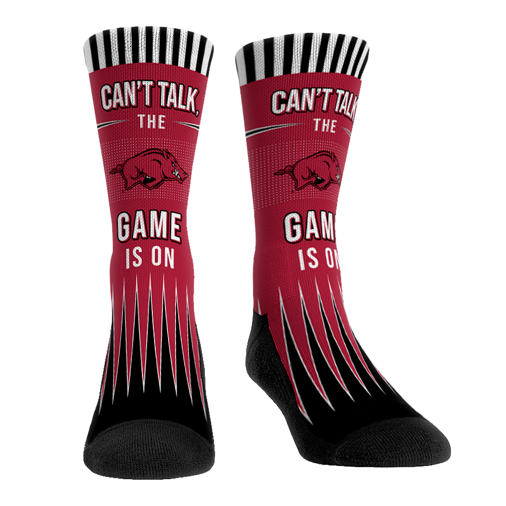 Arkansas Razorbacks Socks - Can't Talk Socks - Rock 'Em Socks