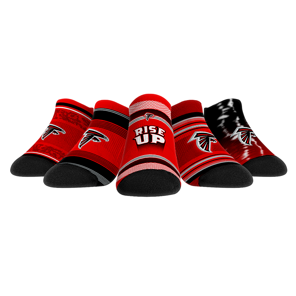 Atlanta Falcons Socks - Low Cut 5-Pack - NFL Socks - Rock 'Em Socks