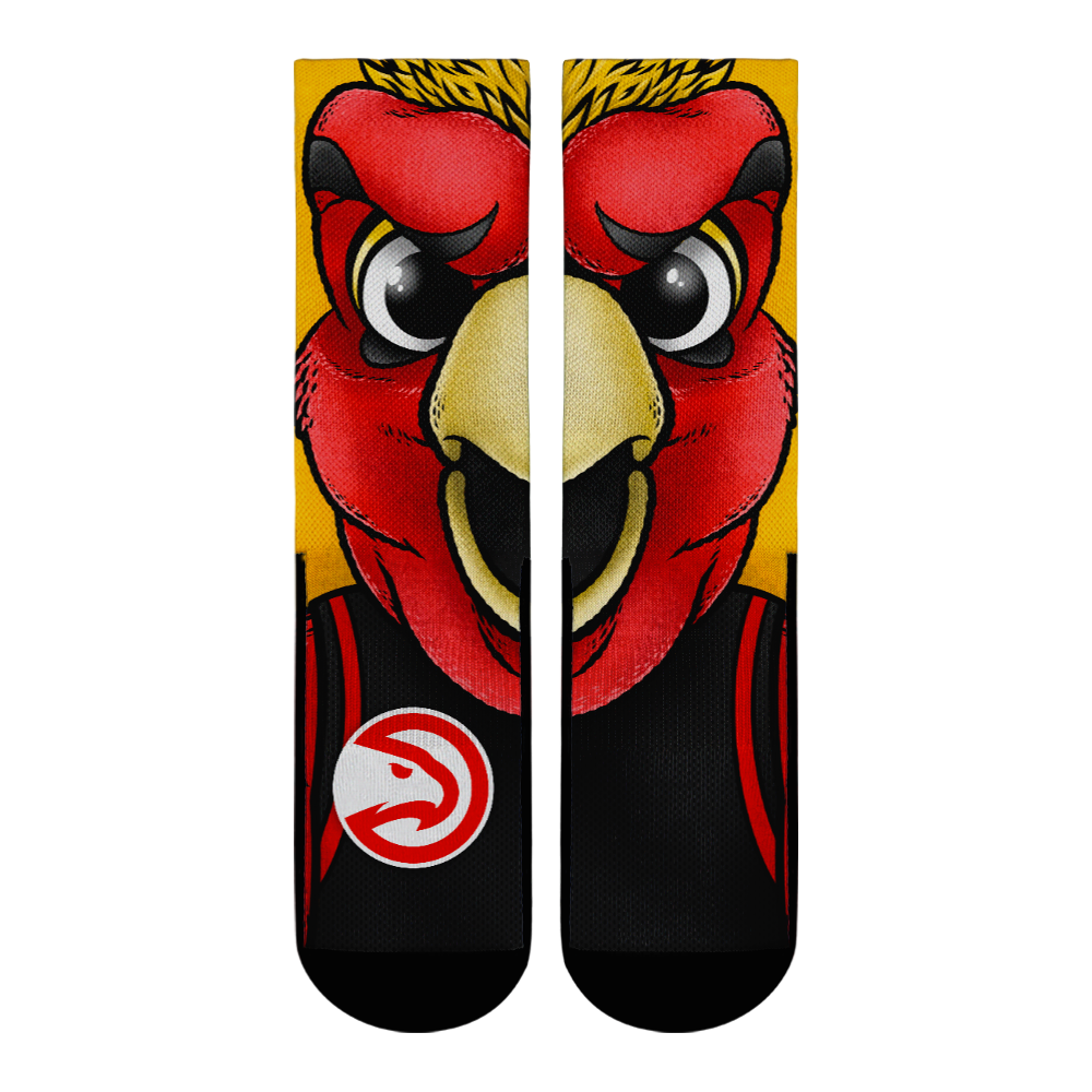 Atlanta Hawks - Split Face Mascot – Rock 'Em Socks