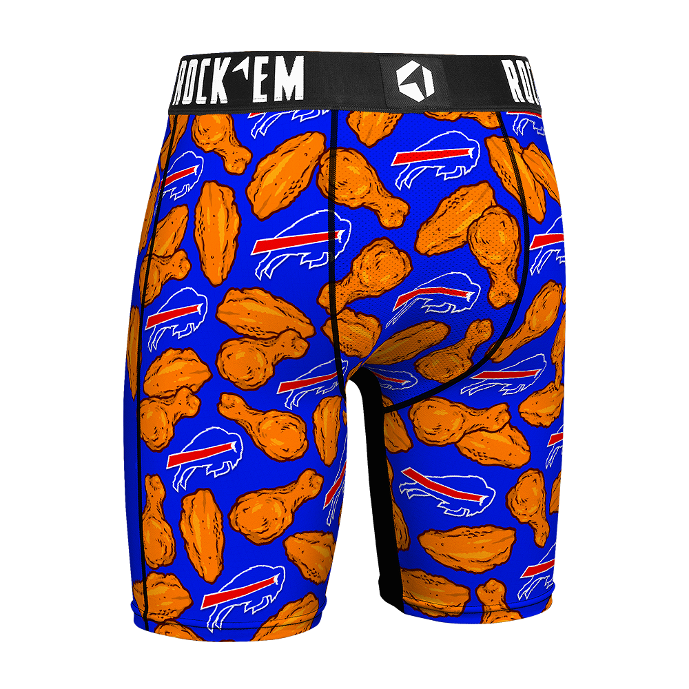 Buffalo Bills Rock 'Em Boxer Briefs Wings Underwear Rock 'Em Socks