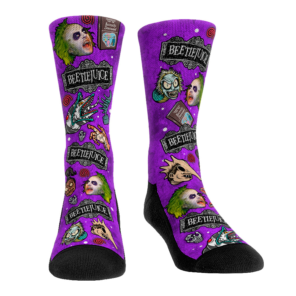 Beetlejuice - All-Over Print – Rock 'Em Socks