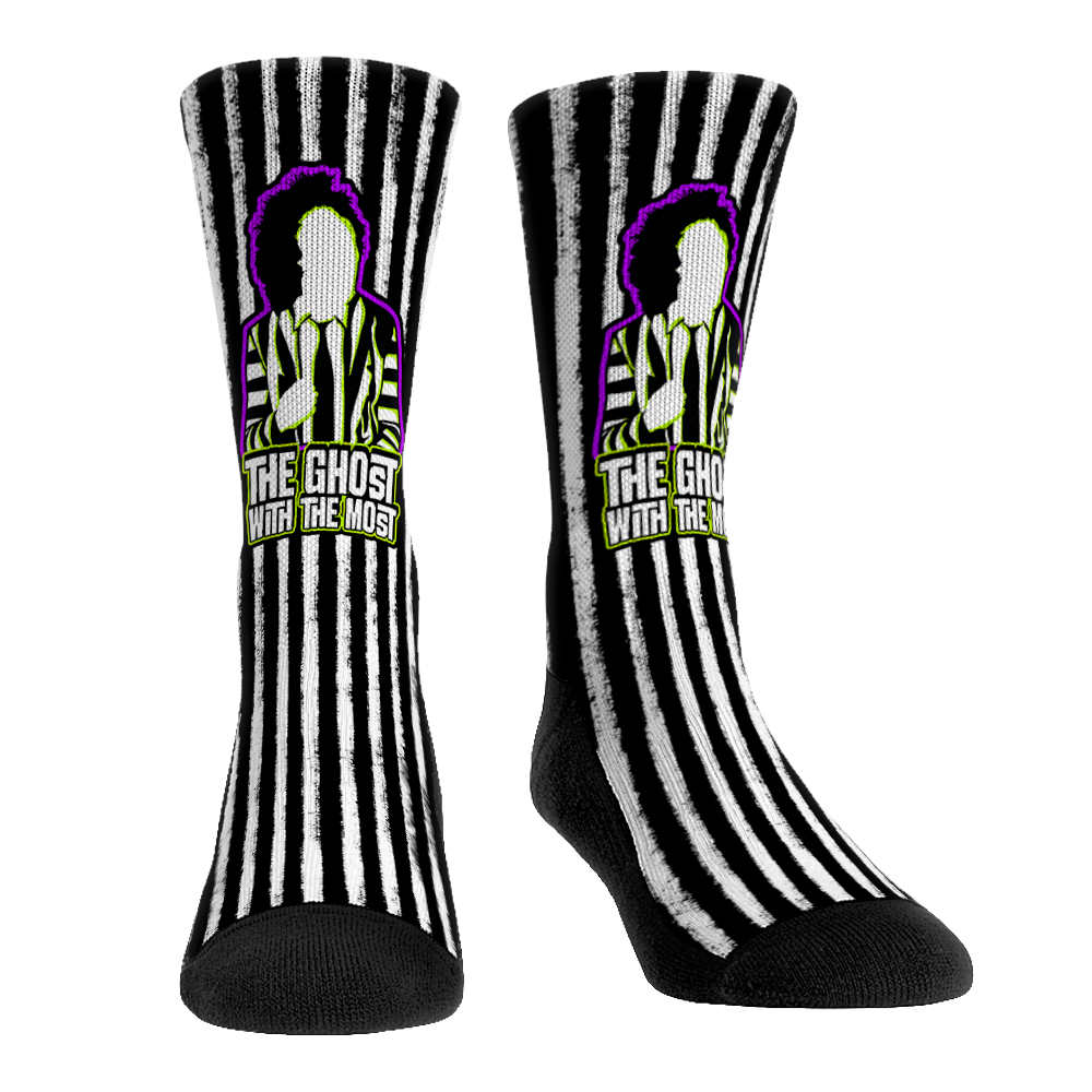 Beetlejuice Socks - The Ghost With The Most Socks - Rock 'Em Socks