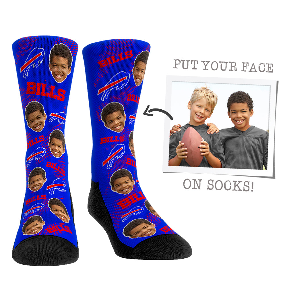 Custom Face Socks - Buffalo Bills - {{variant_title}}