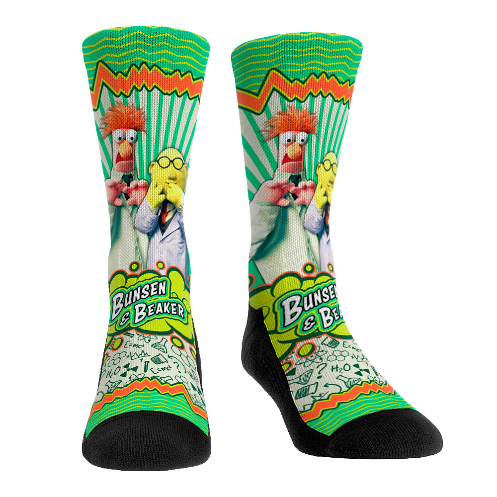 Beaker & Dr. Bunsen Honeydew Socks The Muppets Socks Rock 'Em Socks