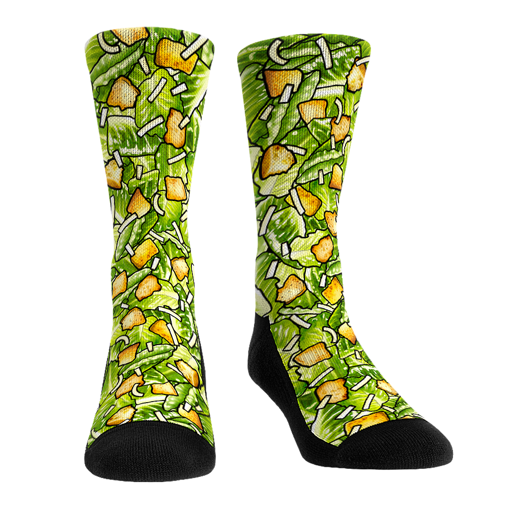 Caesar Salad socks - All-Over - Rock 'Em Socks - Food & Drink Socks