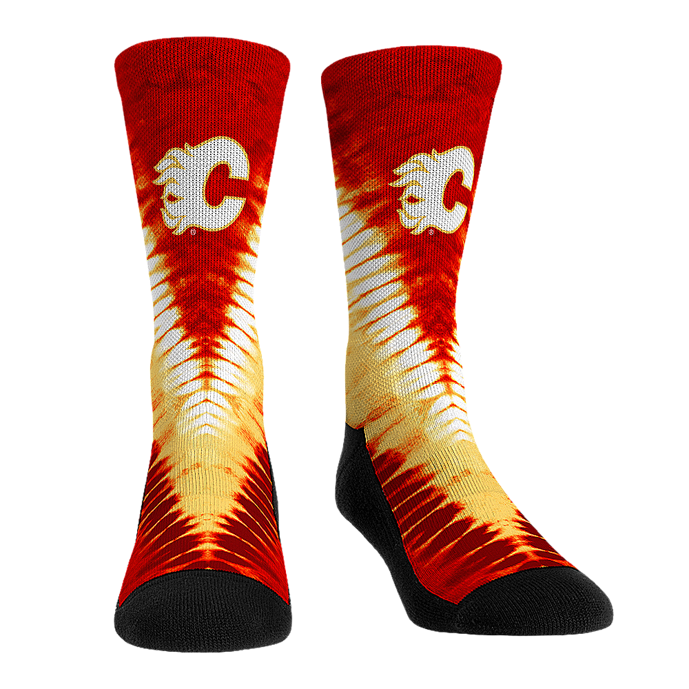 Calgary Flames - V Shape Tie Dye - {{variant_title}}