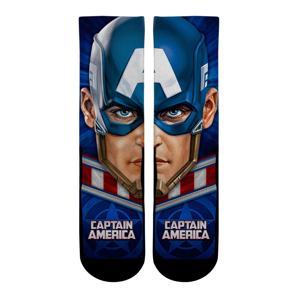 Captain America - Split Face - {{variant_title}}