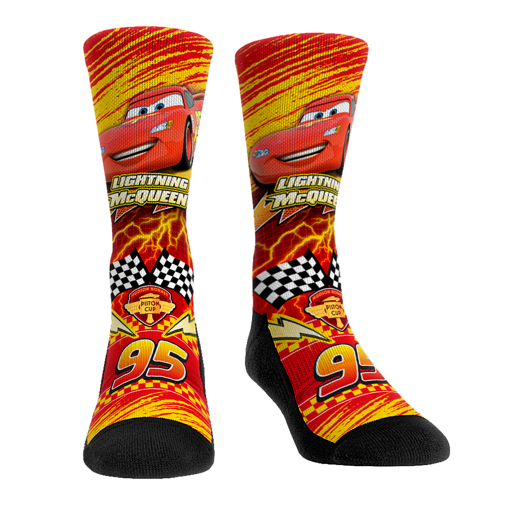 lightning mcqueen rennrad Cars Socks - Lightning McQueen Race Ready - Pixar