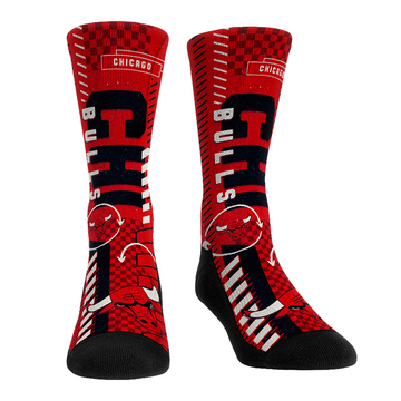 Chicago Bulls - Distressed Geometric