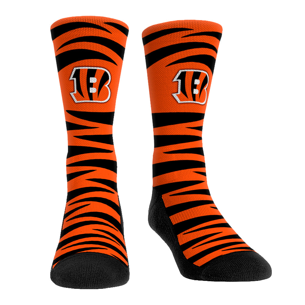 Cincinnati Bengals - Bengal Stripes - L/XL (sz 9-13) / Orange