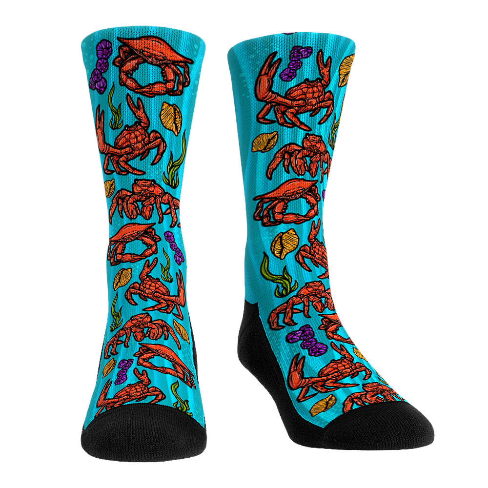 Crabs Socks - All-Over - Animals Collection - Rock 'Em Socks