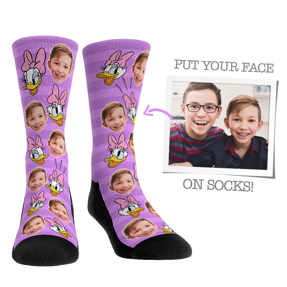 Custom Face Socks - Daisy Duck - {{variant_title}}