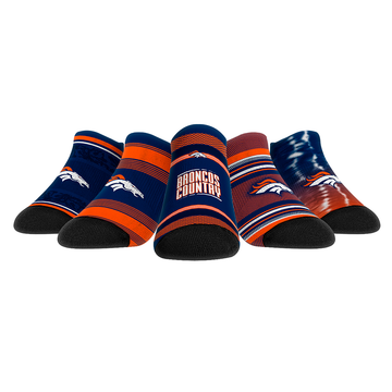 Denver Broncos - Low Cut  - Super Fan 5-Pack