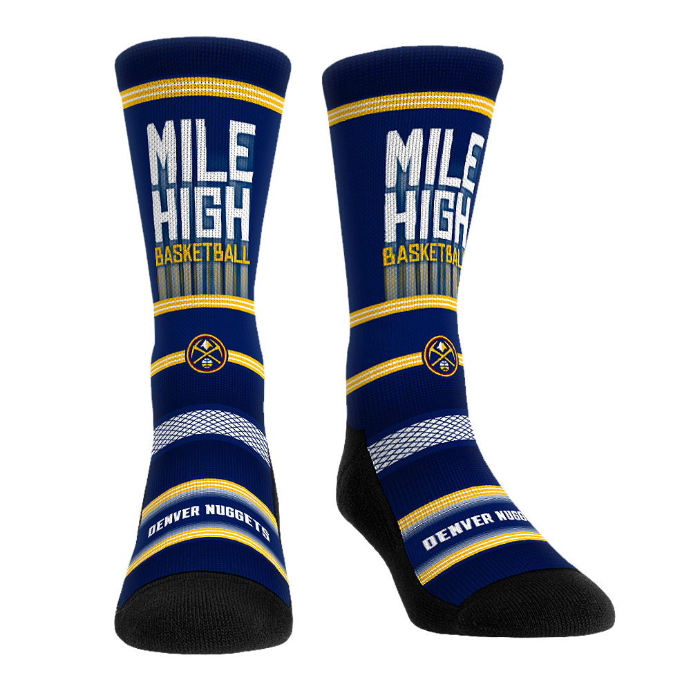 Denver Nuggets Socks Franchise Socks NBA Socks Rock 'Em Socks
