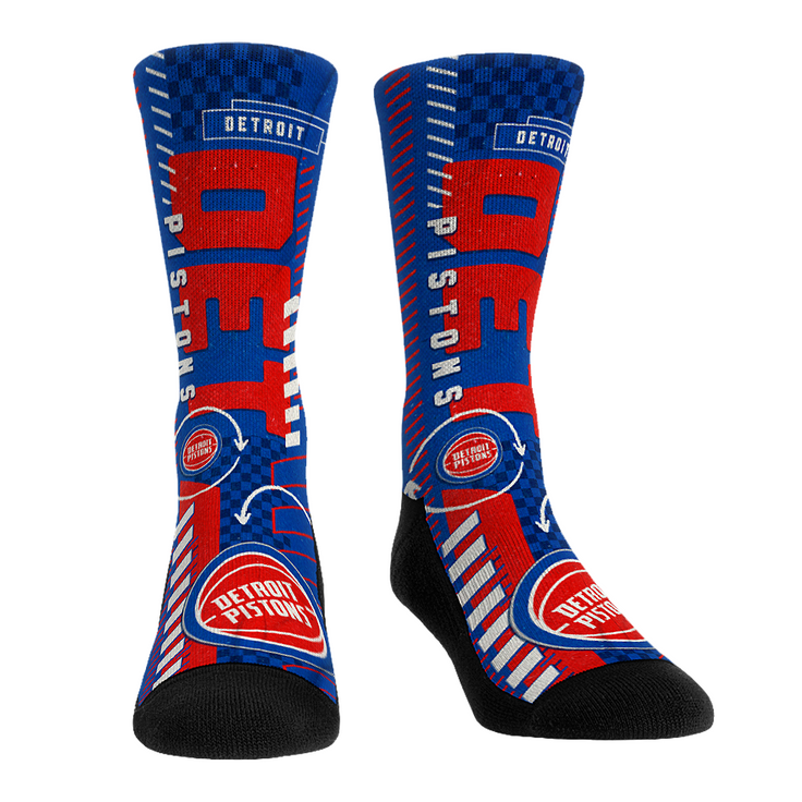 Detroit Pistons - Distressed Geometric - {{variant_title}}